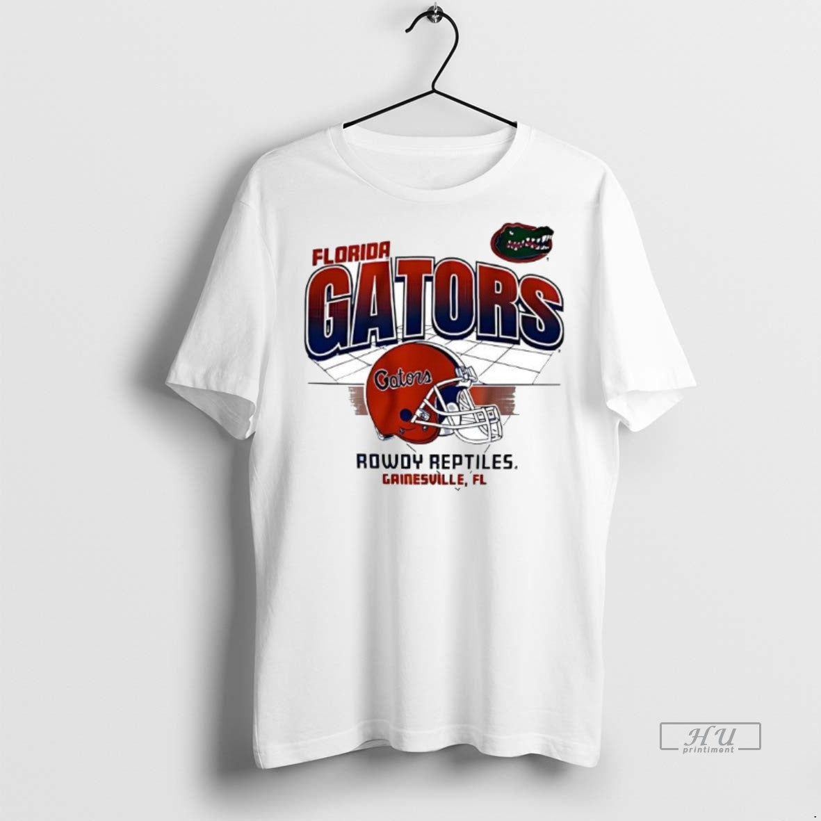 Officials Florida Gators Rowdy Reptiles Helmet - Adult & Kids T-Shirts, Sweatshirts & Hoodies apparel design preview 1