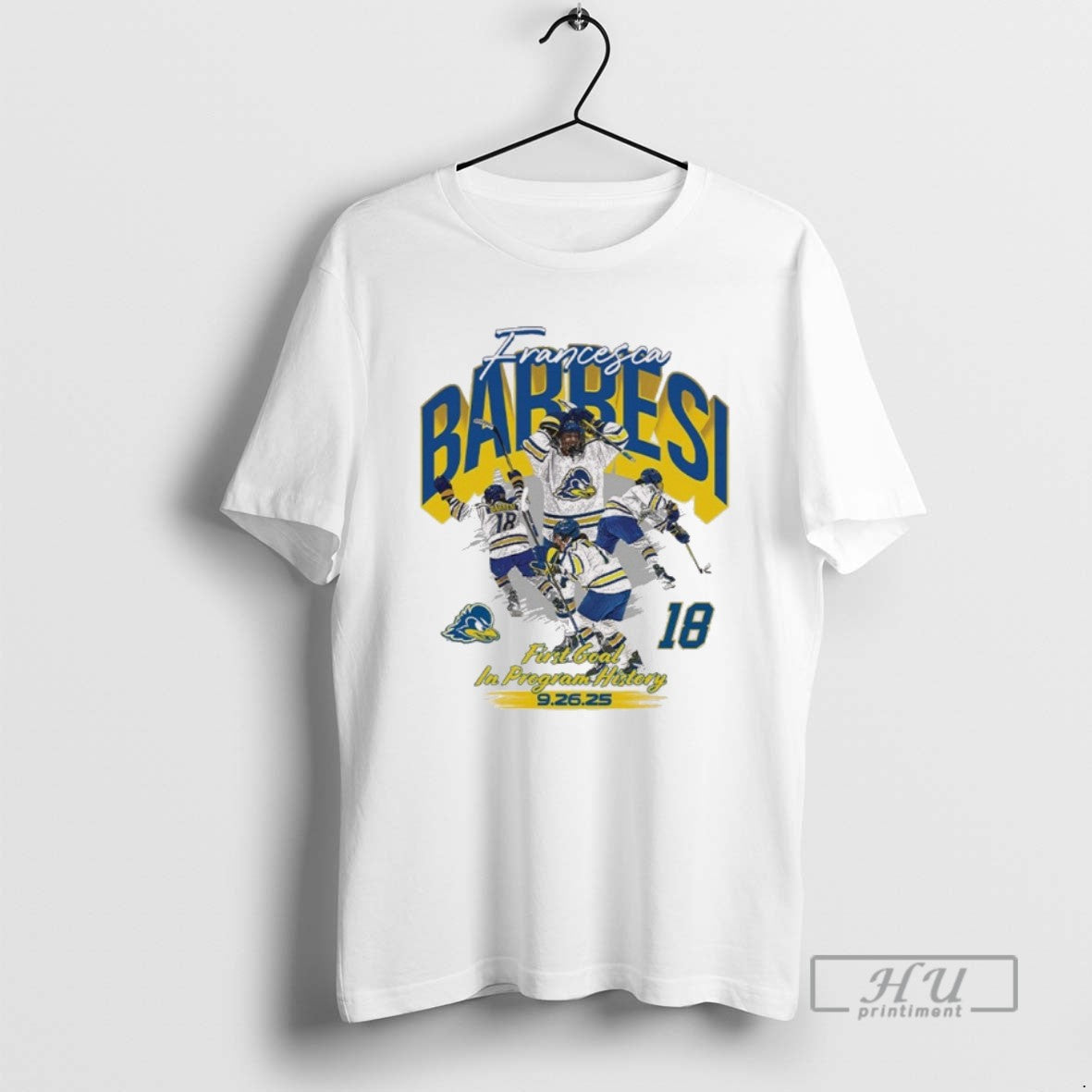 Officials Francesca Barbesi First Goal In Program - Adult & Kids T-Shirts, Sweatshirts & Hoodies apparel design preview 1