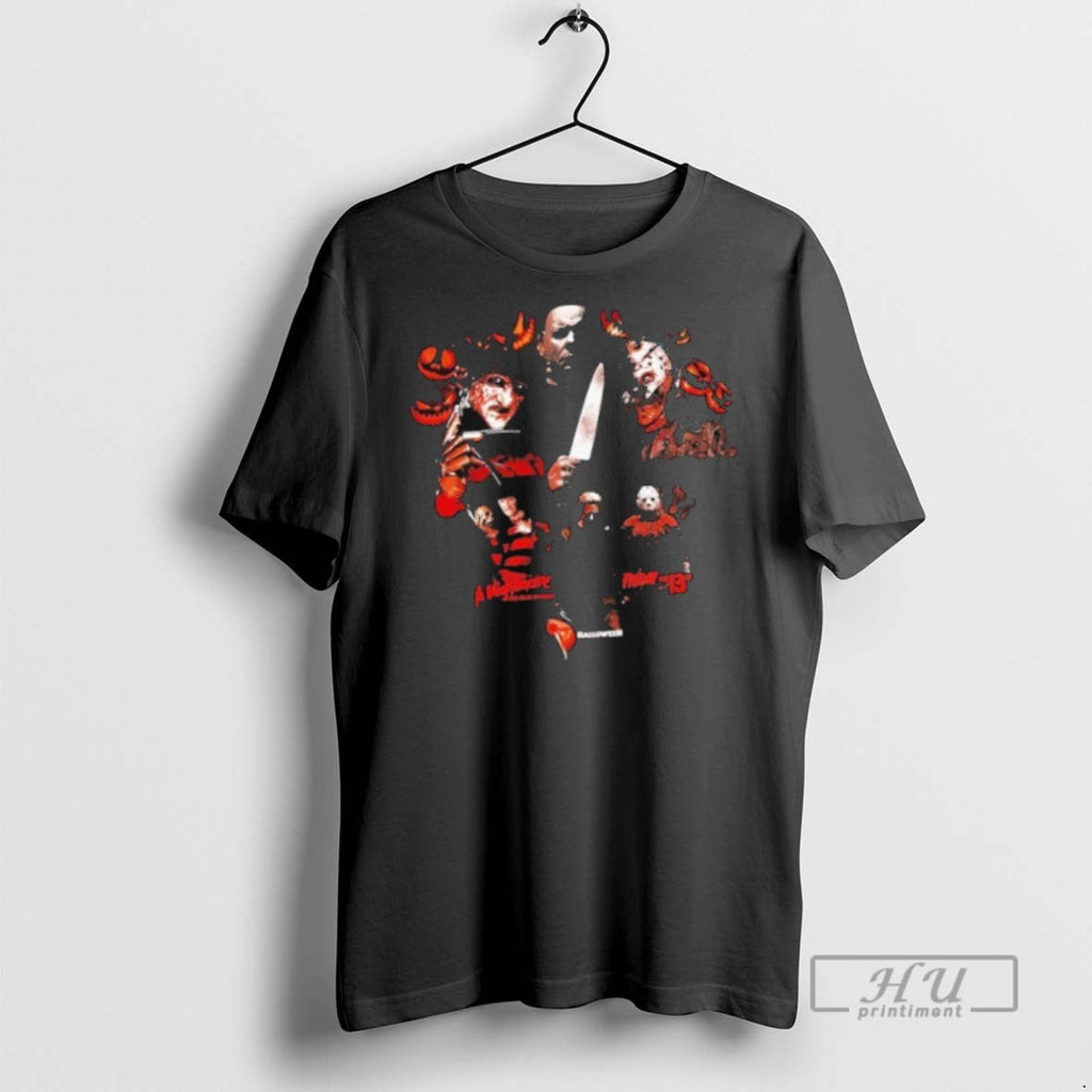 Officials Freddy Krueger Michael Myers And Jason - Adult & Kids T-Shirts, Sweatshirts & Hoodies apparel design preview 1