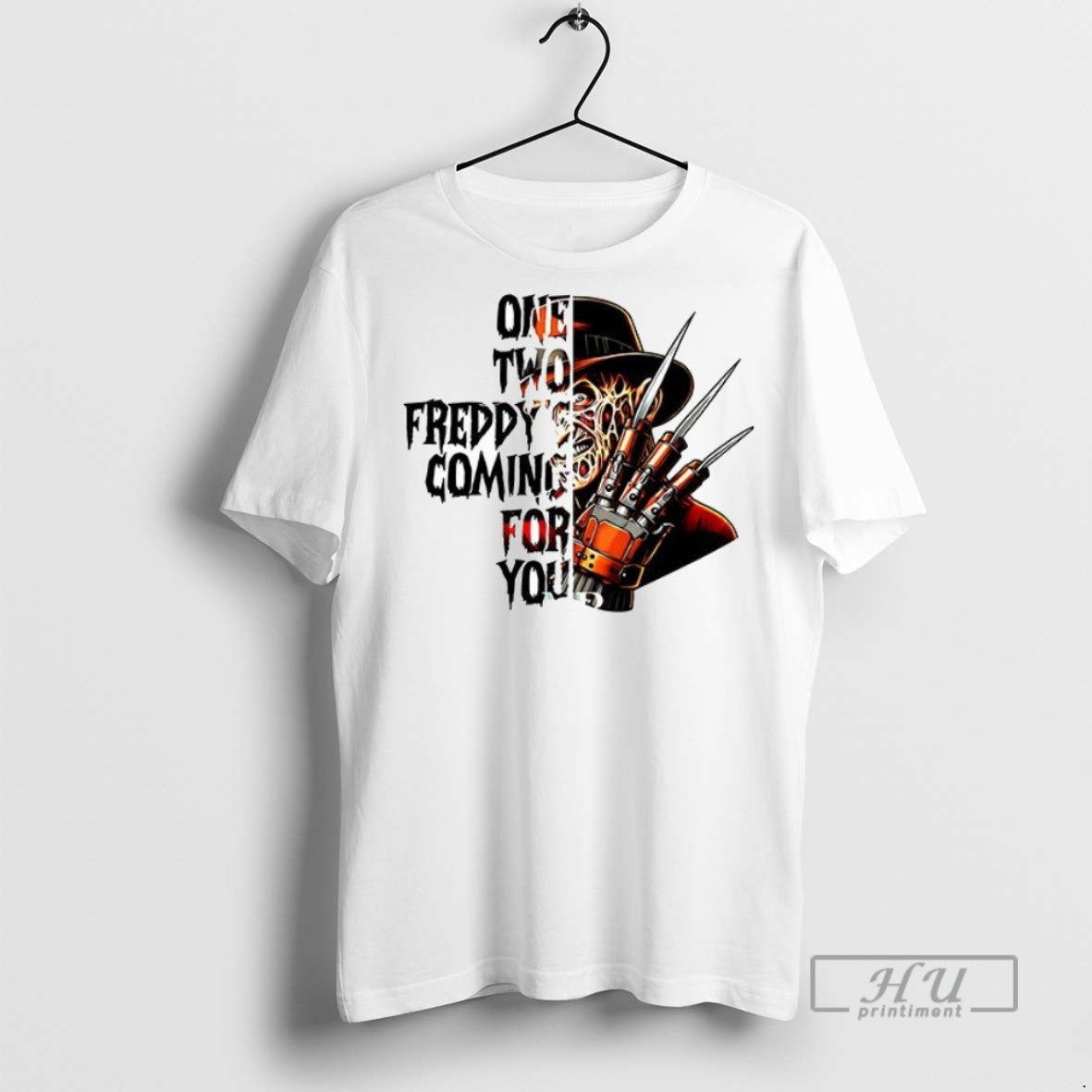 Officials Freddy Krueger One Two Coming For You - Adult & Kids T-Shirts, Sweatshirts & Hoodies apparel design preview 1