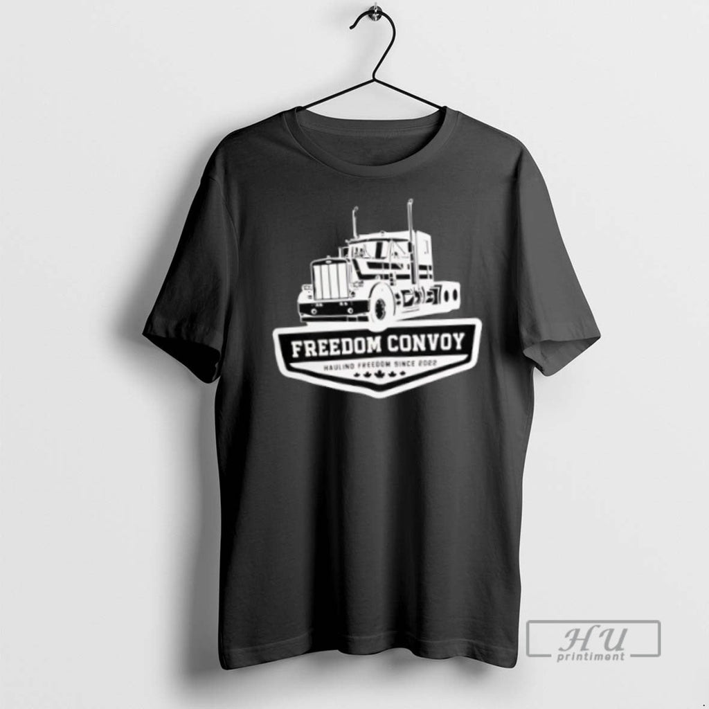 Officials Freedom Convoy Hauling Since 2022 - Adult & Kids T-Shirts, Sweatshirts & Hoodies apparel design preview 1