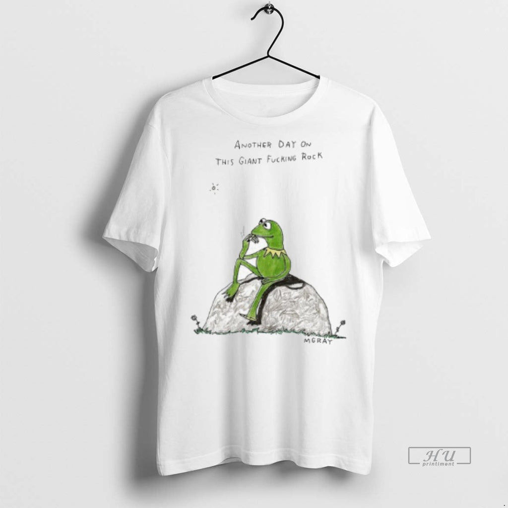Officials Frog Another Day On This Giant Fucking Rock - Adult & Kids T-Shirts, Sweatshirts & Hoodies apparel design preview 1