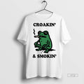 Officials Frog Croakin And Smokin Sweater - Adult & Kids T-Shirts, Sweatshirts & Hoodies apparel design preview 1