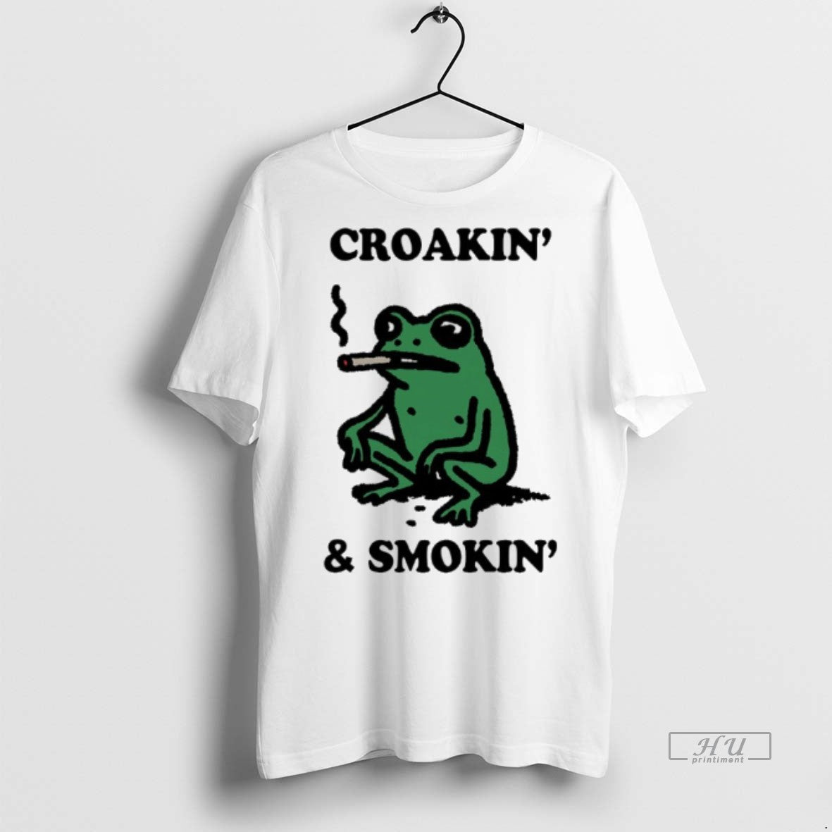 Officials Frog Croakin And Smokin Sweater - Adult & Kids T-Shirts, Sweatshirts & Hoodies apparel design preview 1