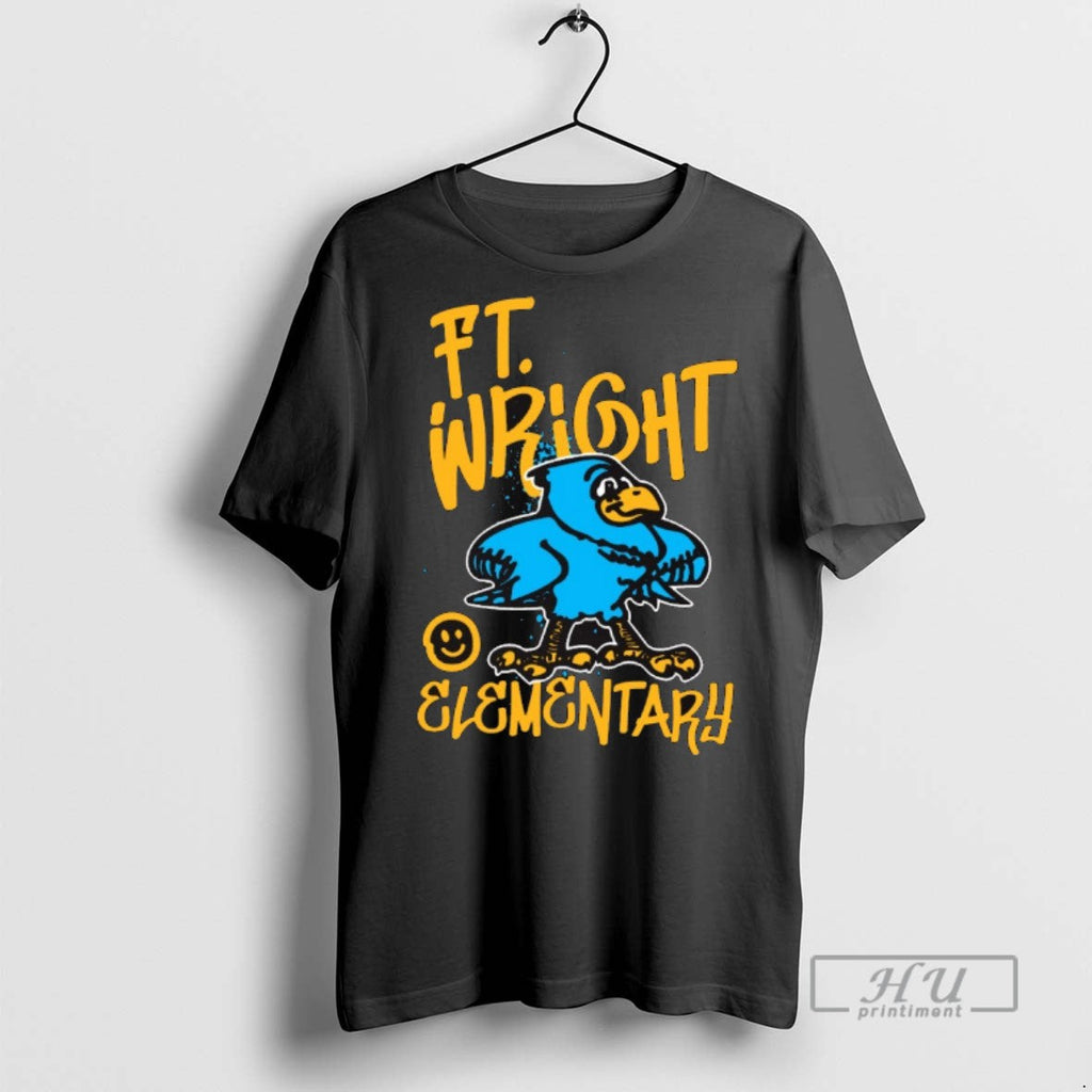 Officials Ft Wright Elementary Smiley Graffiti - Adult & Kids T-Shirts, Sweatshirts & Hoodies apparel design preview 1