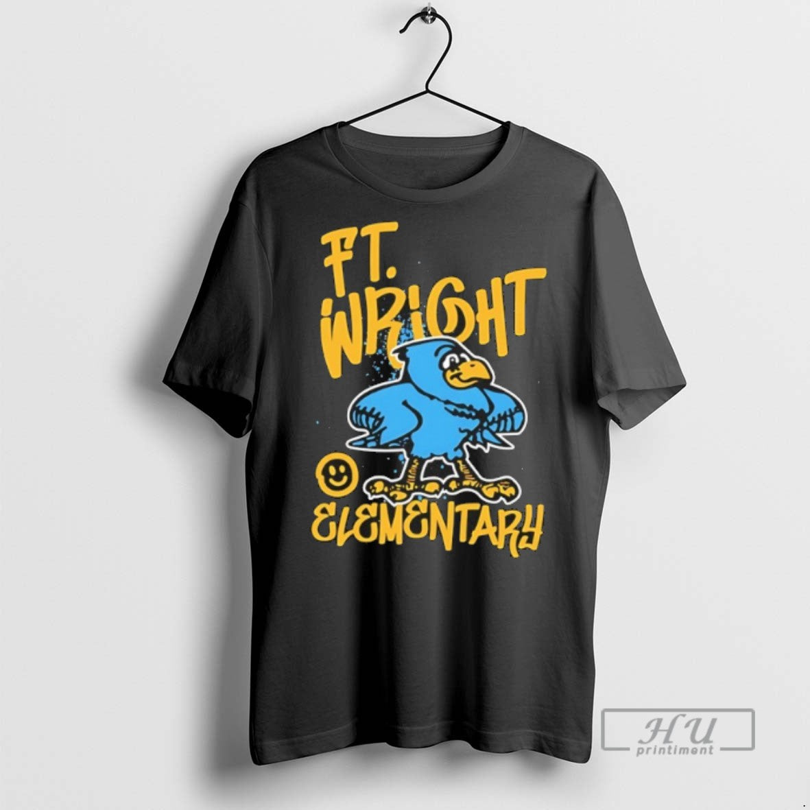 Officials Ft Wright Elementary Smiley Graffiti - Adult & Kids T-Shirts, Sweatshirts & Hoodies apparel design preview 1