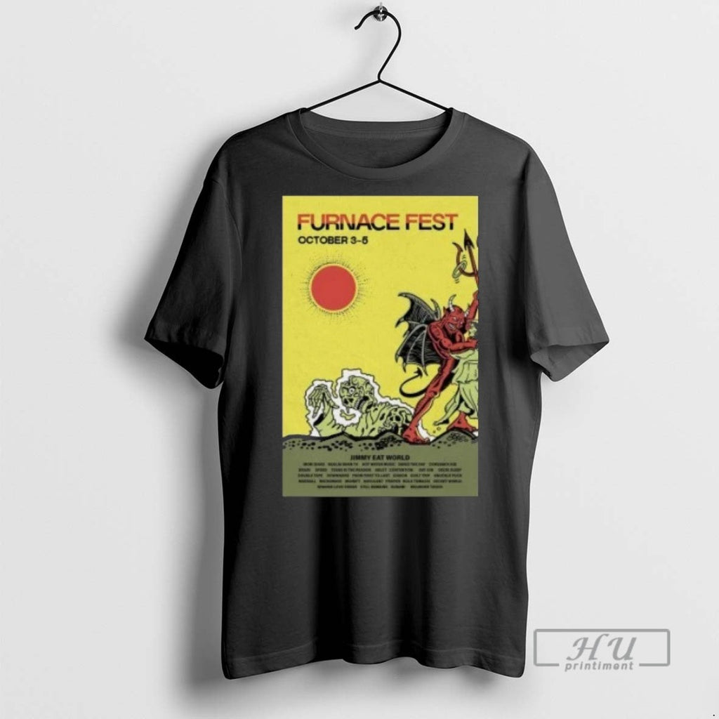 Officials Furnace Fest Day 1 Jimmy Eat World - Adult & Kids T-Shirts, Sweatshirts & Hoodies apparel design preview 1