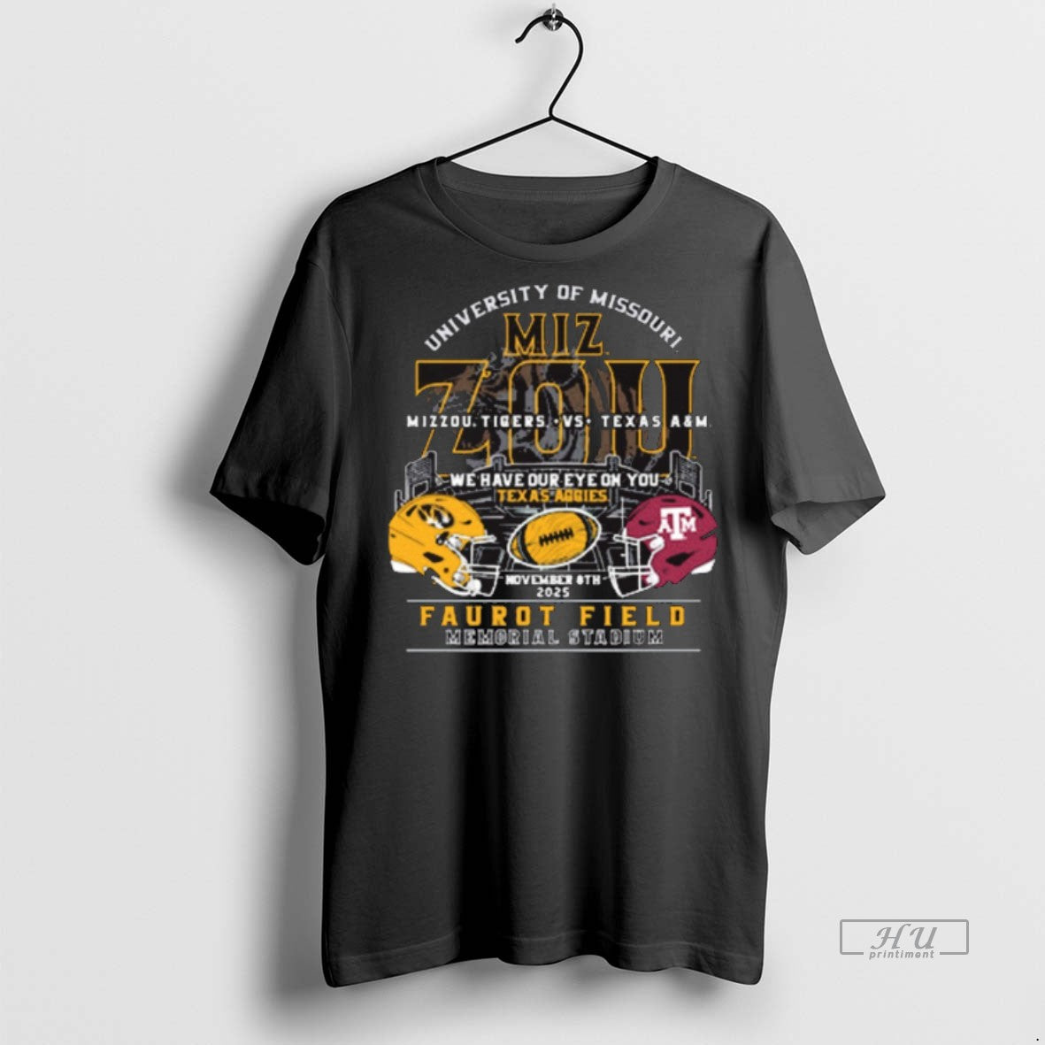 Officials Game Day Mizzou Tigers Vs Texas Am Aggies - Adult & Kids T-Shirts, Sweatshirts & Hoodies apparel design preview 1