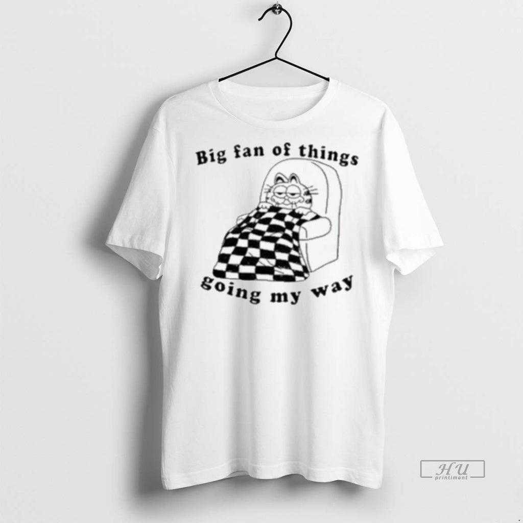 Officials Garfield Big Fan Of Things Going My Way - Adult & Kids T-Shirts, Sweatshirts & Hoodies apparel design preview 1
