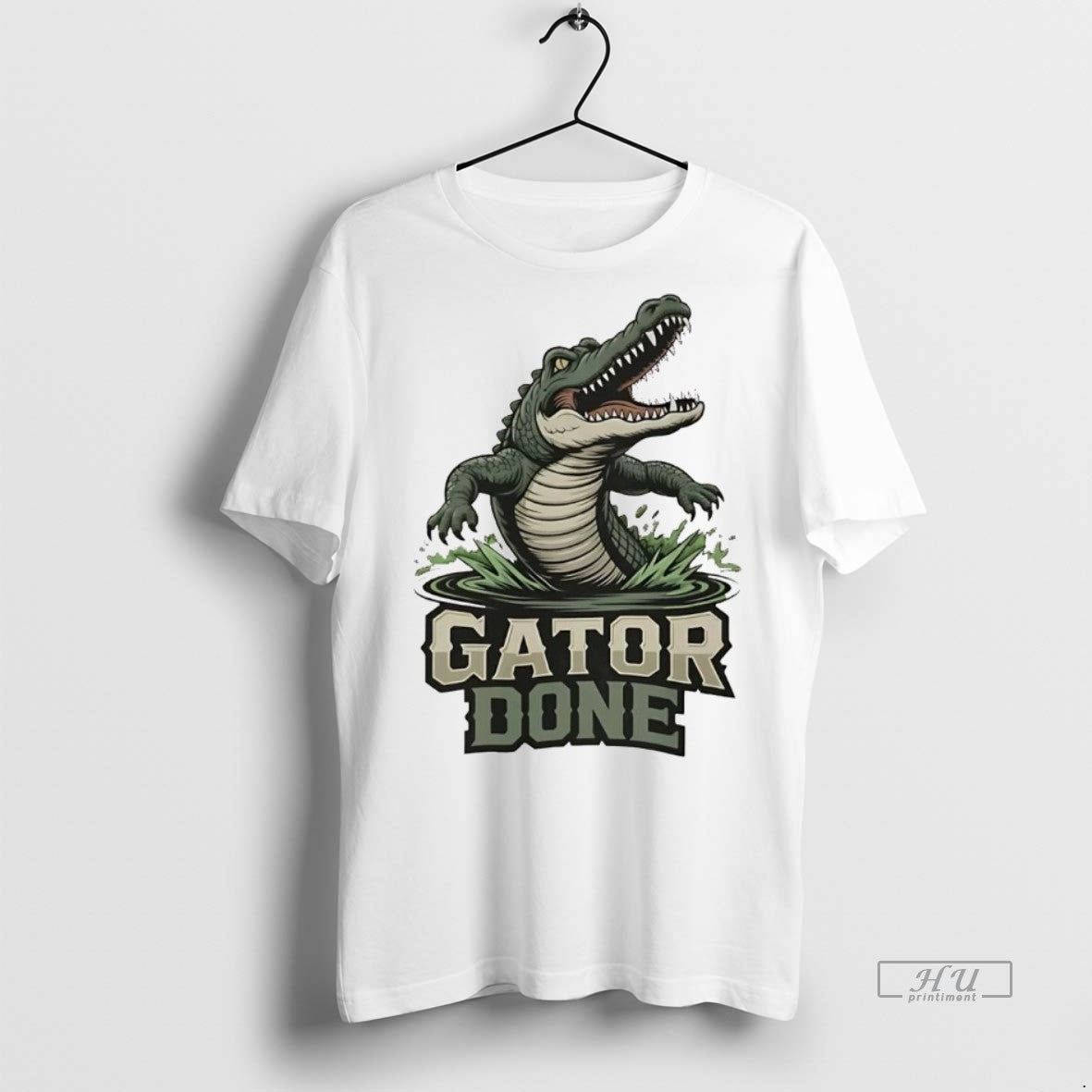 Officials Gator Done Louisiana Swamp Sweater - Adult & Kids T-Shirts, Sweatshirts & Hoodies apparel design preview 1