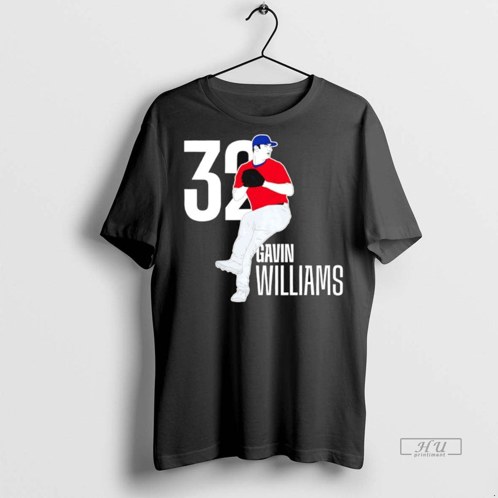 Officials Gavin Williams 32 Cleveland Guardians - Adult & Kids T-Shirts, Sweatshirts & Hoodies apparel design preview 1