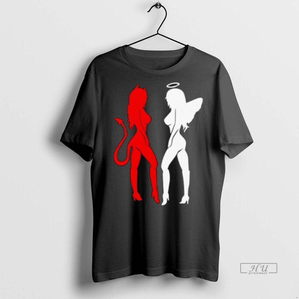 Officials Gemini Horoscope Red Devil White Angel - Adult & Kids T-Shirts, Sweatshirts & Hoodies apparel design preview 1