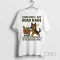 Officials German Shepherd I Get Road Rage Walking - Adult & Kids T-Shirts, Sweatshirts & Hoodies apparel design preview 1
