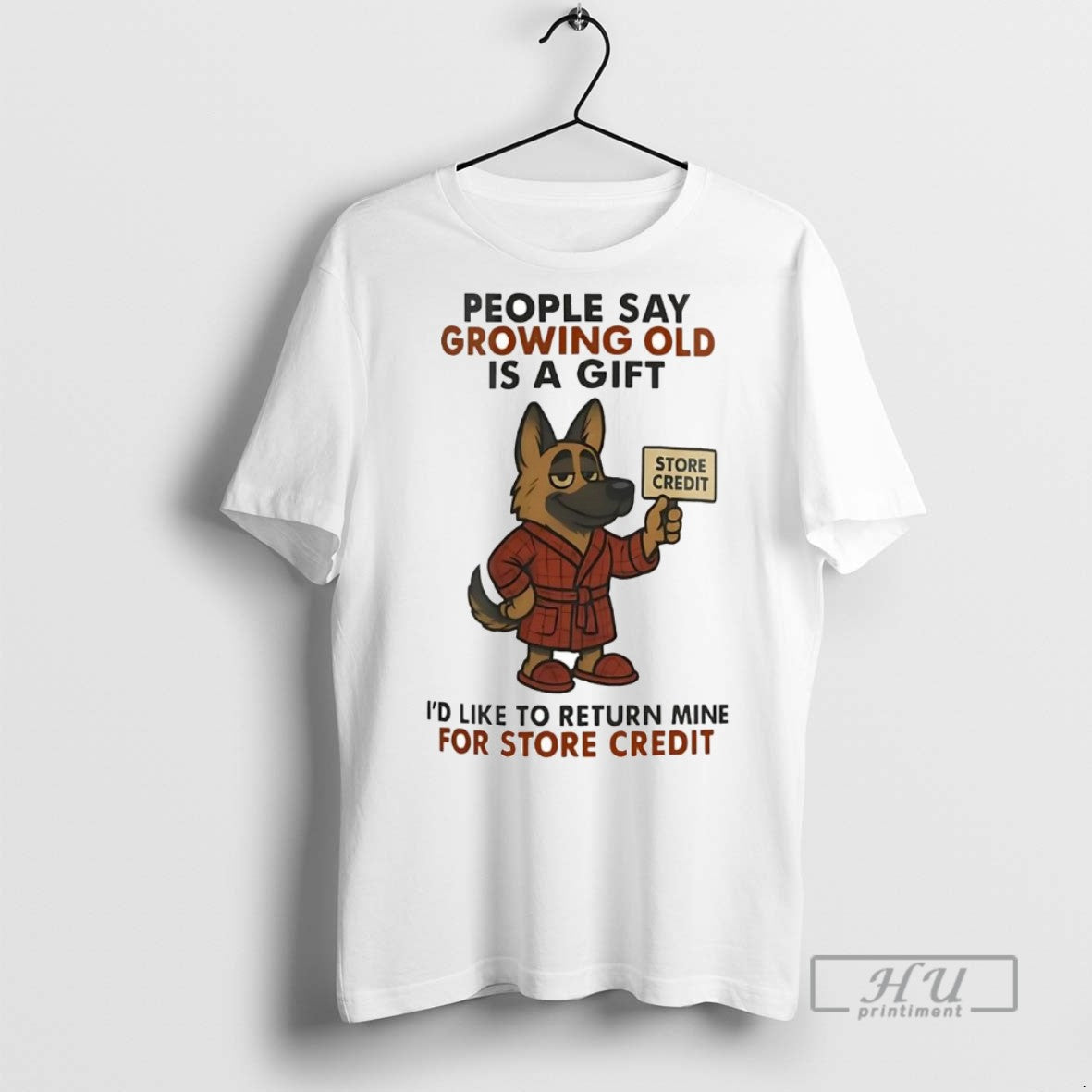 Officials German Shepherd People Say Growing Old Is A - Adult & Kids T-Shirts, Sweatshirts & Hoodies apparel design preview 1