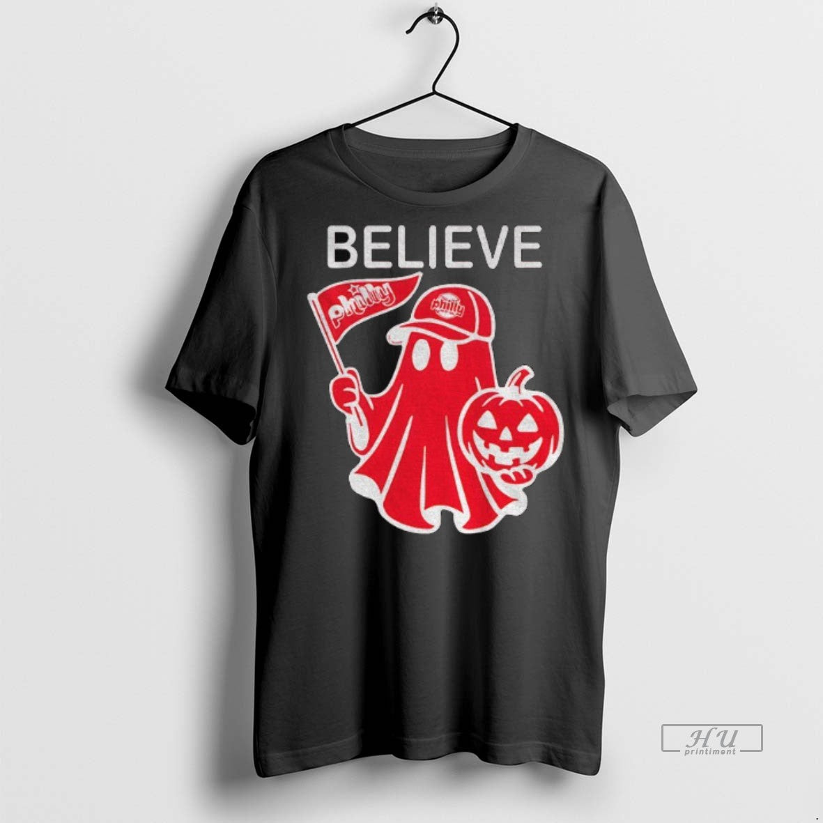 Officials Ghost Philadelphia Phillies Mlb Baseball - Adult & Kids T-Shirts, Sweatshirts & Hoodies apparel design preview 1