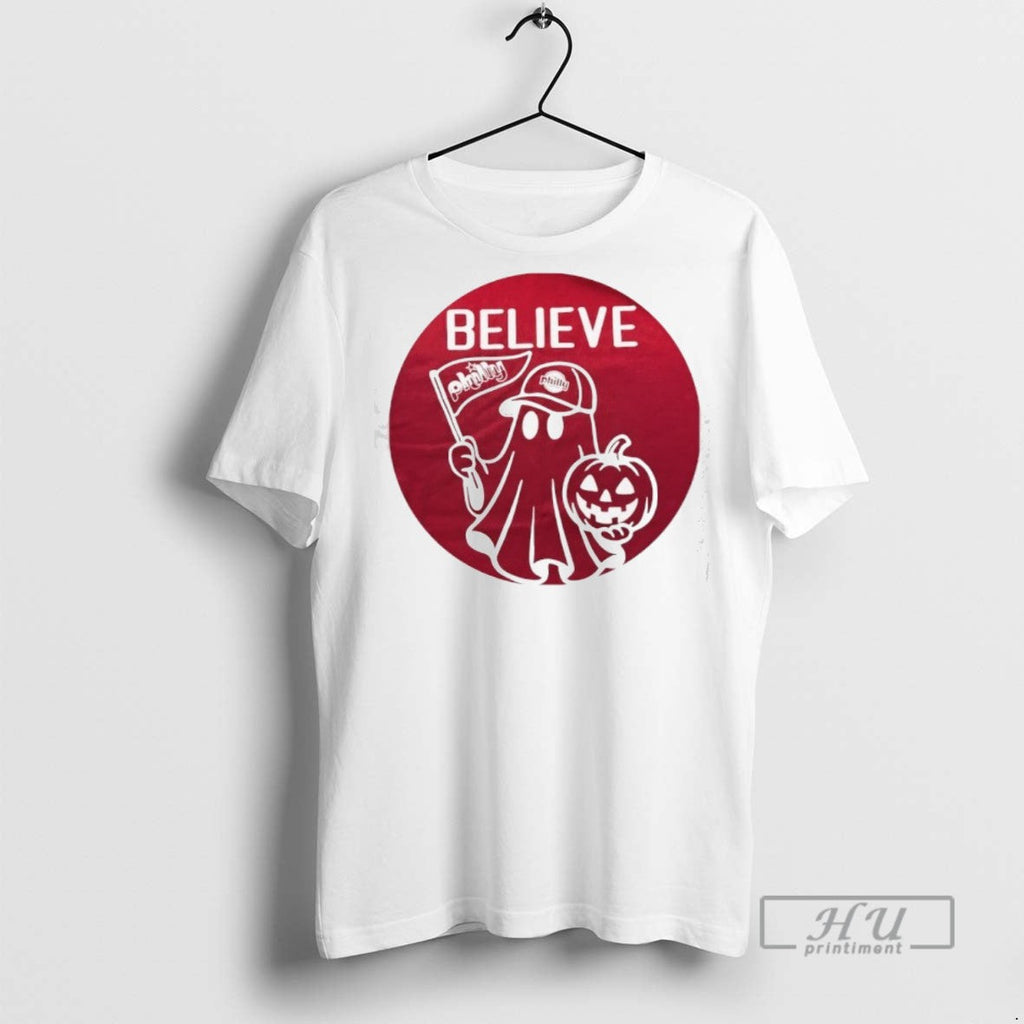 Officials Ghost Believe In The Philadelphia Phillies - Adult & Kids T-Shirts, Sweatshirts & Hoodies apparel design preview 1