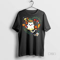 Officials Ghost Cats Leaves Pumpkins Mushrooms Love - Adult & Kids T-Shirts, Sweatshirts & Hoodies apparel design preview 1