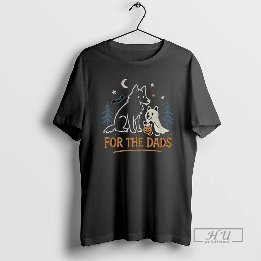 Officials Ghost Fox For The Dads Spooktober - Adult & Kids T-Shirts, Sweatshirts & Hoodies apparel design preview 1