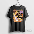 Officials Ghost Reading Book Library Halloween - Adult & Kids T-Shirts, Sweatshirts & Hoodies apparel design preview 1