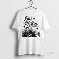 Officials Ghostface Just Chillin Killin Ceramic And - Adult & Kids T-Shirts, Sweatshirts & Hoodies apparel design preview 1