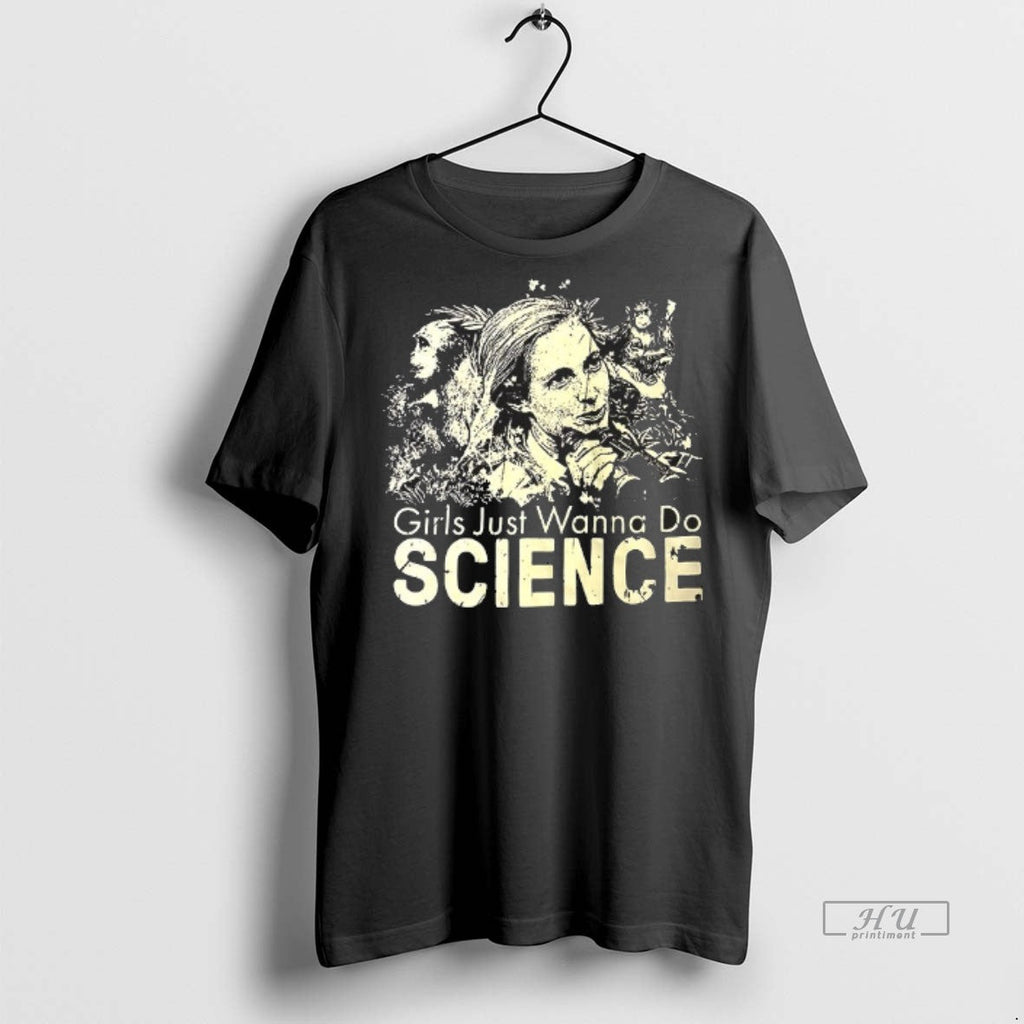 Officials Girls Just Wanna Do Science Sweater - Adult & Kids T-Shirts, Sweatshirts & Hoodies apparel design preview 1