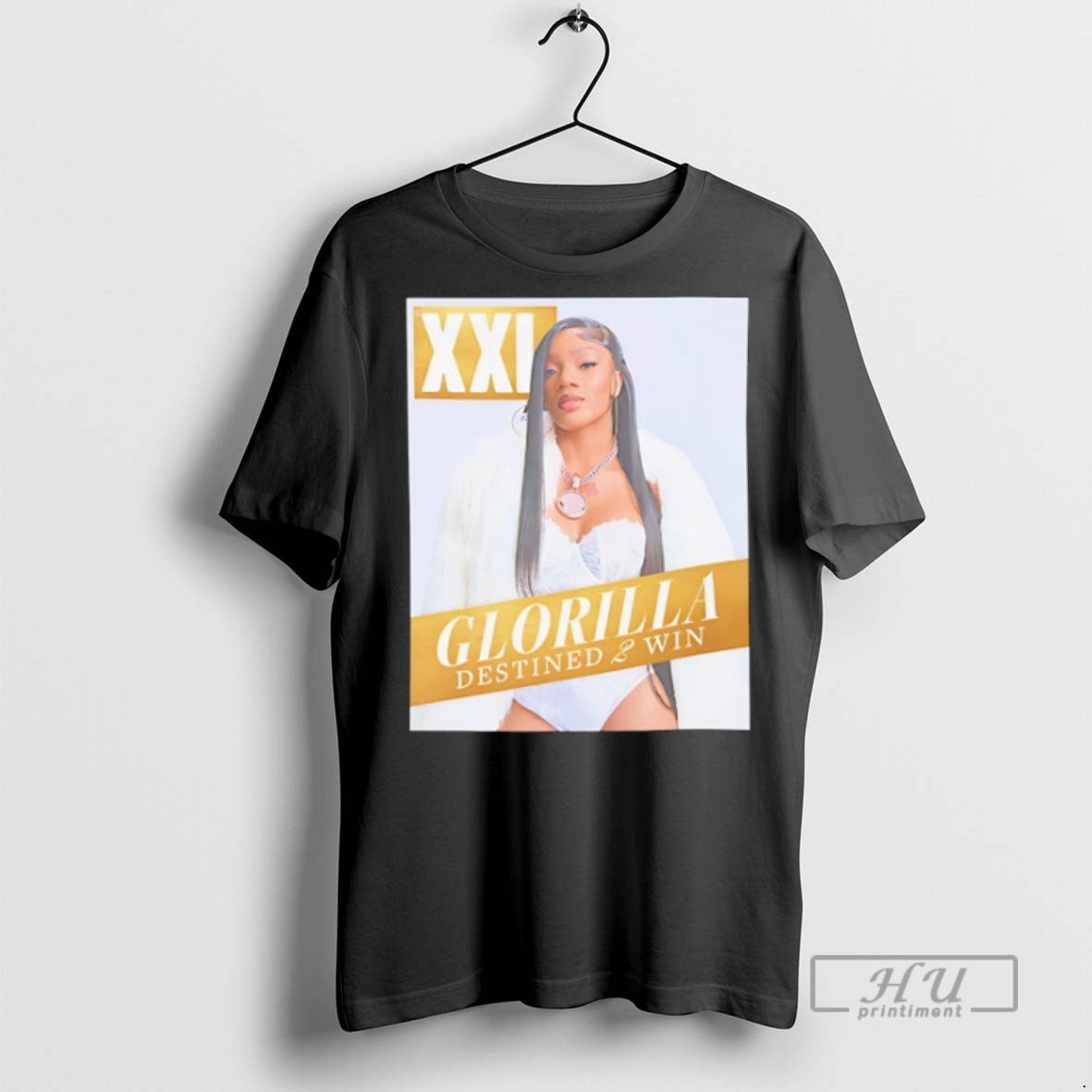 Officials Glorilla Destined 2 Win - Adult & Kids T-Shirts, Sweatshirts & Hoodies apparel design preview 1