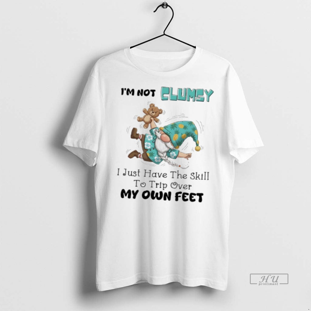 Officials Gnome Im Not Clumsy I Just Have The Skill - Adult & Kids T-Shirts, Sweatshirts & Hoodies apparel design preview 1