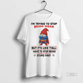 Officials Gnome Superman Im Trying To Stop Being Mean - Adult & Kids T-Shirts, Sweatshirts & Hoodies apparel design preview 1