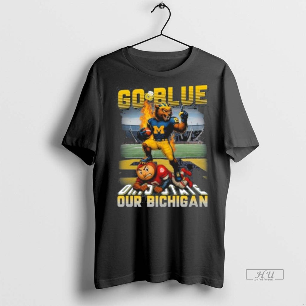Officials Go Blue 2025 Wolverines Vs Buckeyes Sweater - Adult & Kids T-Shirts, Sweatshirts & Hoodies apparel design preview 1