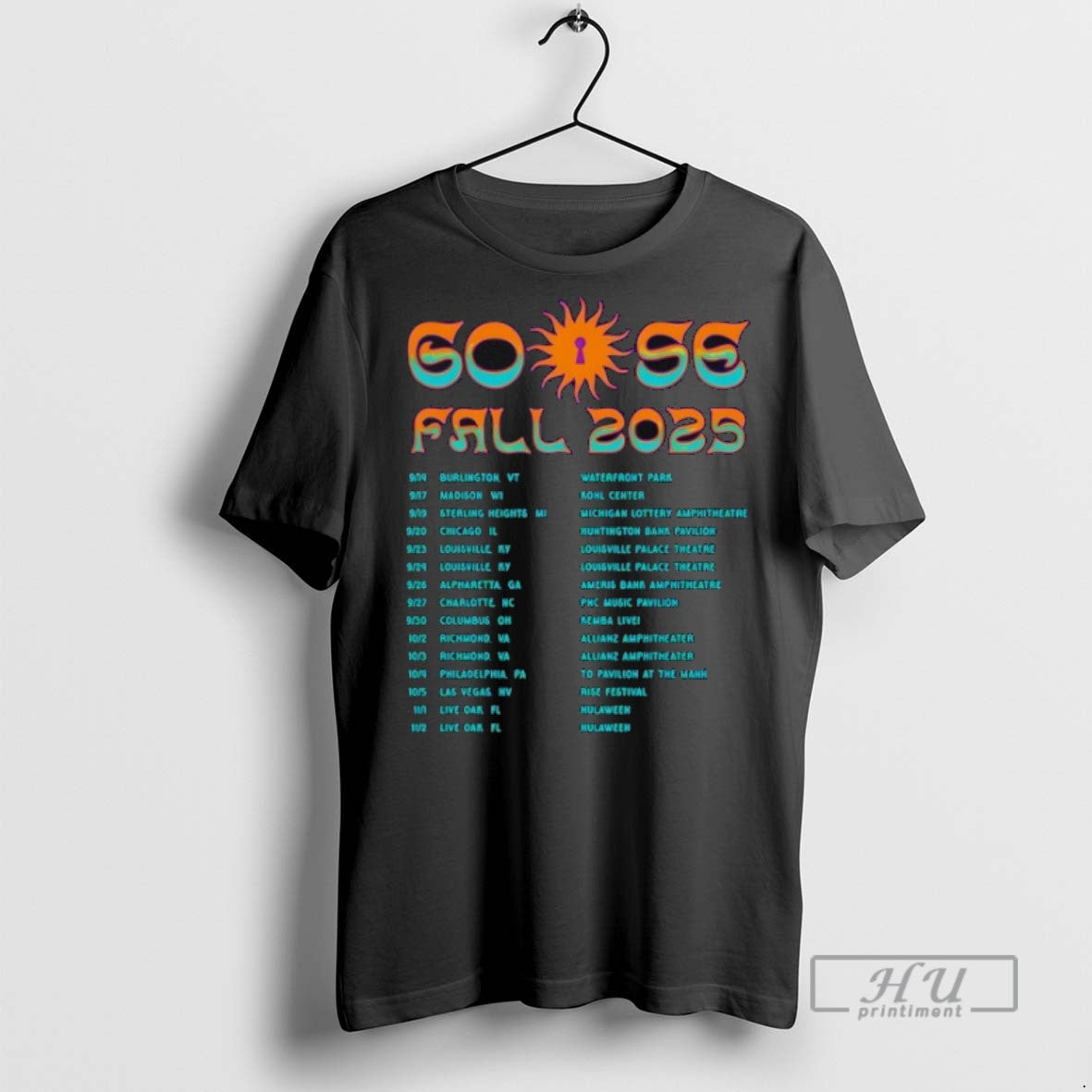 Officials Goose Turbulence Tour Fall 2025 - Adult & Kids T-Shirts, Sweatshirts & Hoodies apparel design preview 1