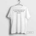 Officials Government Shutdown 2025 - Adult & Kids T-Shirts, Sweatshirts & Hoodies apparel design preview 1
