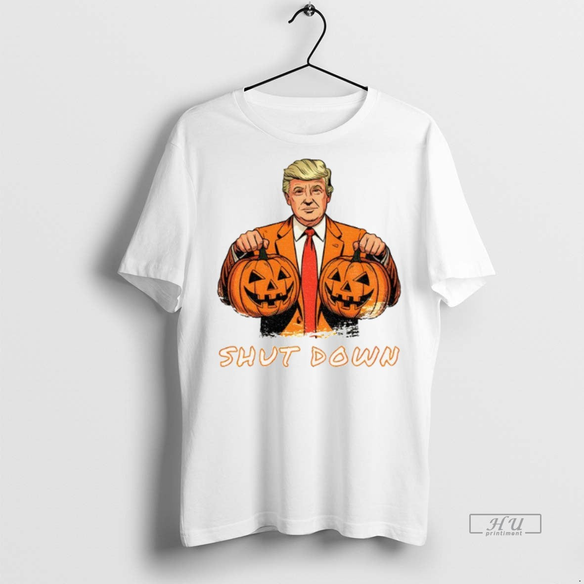 Officials Government Shutdown Halloween Donald Trump - Adult & Kids T-Shirts, Sweatshirts & Hoodies apparel design preview 1