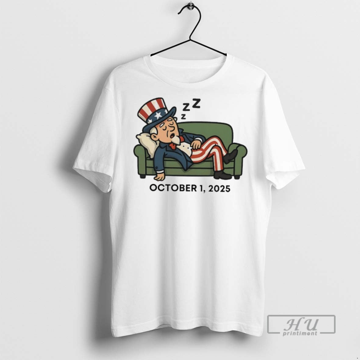 Officials Government Shutdown October 1 2025 Uncle - Adult & Kids T-Shirts, Sweatshirts & Hoodies apparel design preview 1