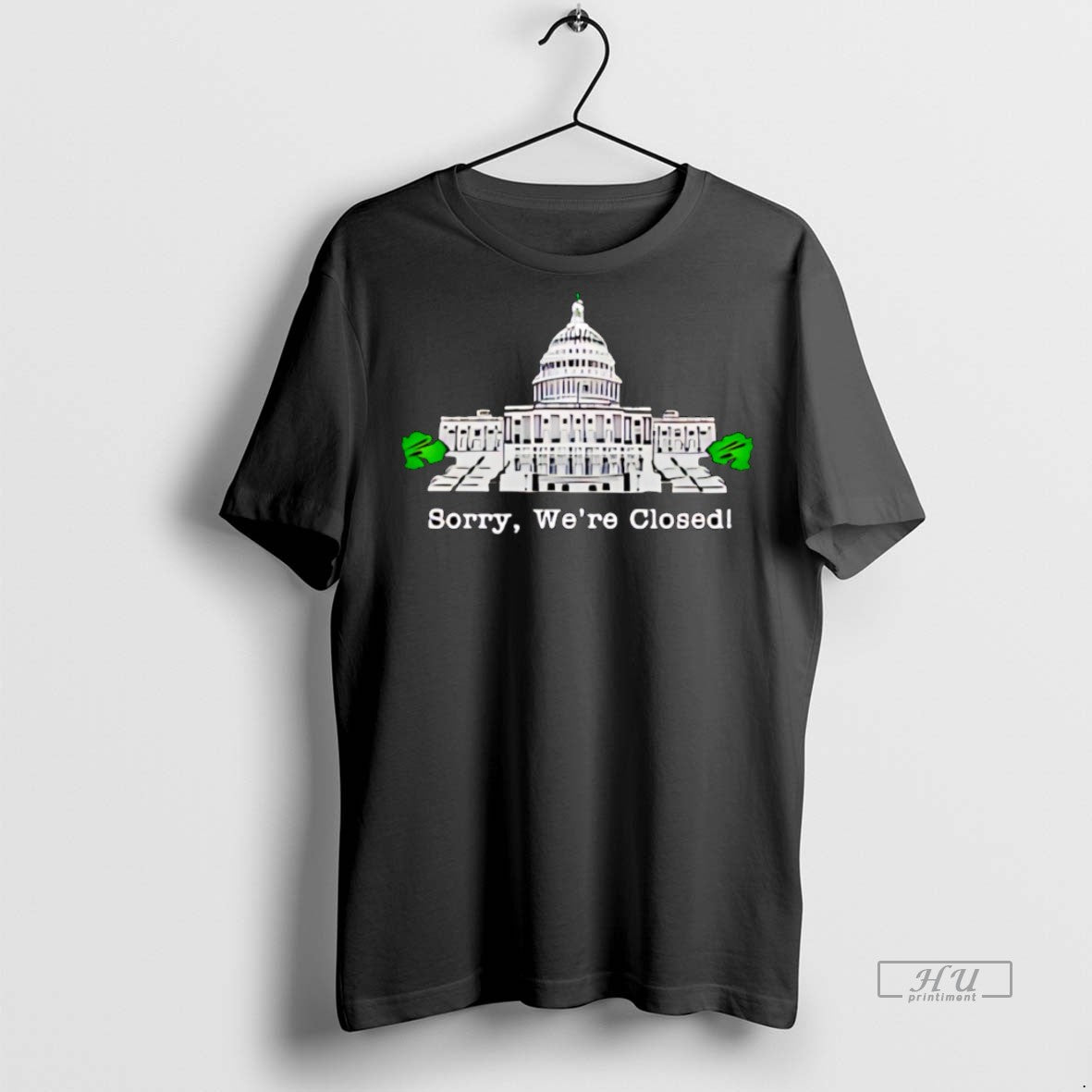 Officials Government Shutdown Sorry Were Closed - Adult & Kids T-Shirts, Sweatshirts & Hoodies apparel design preview 1