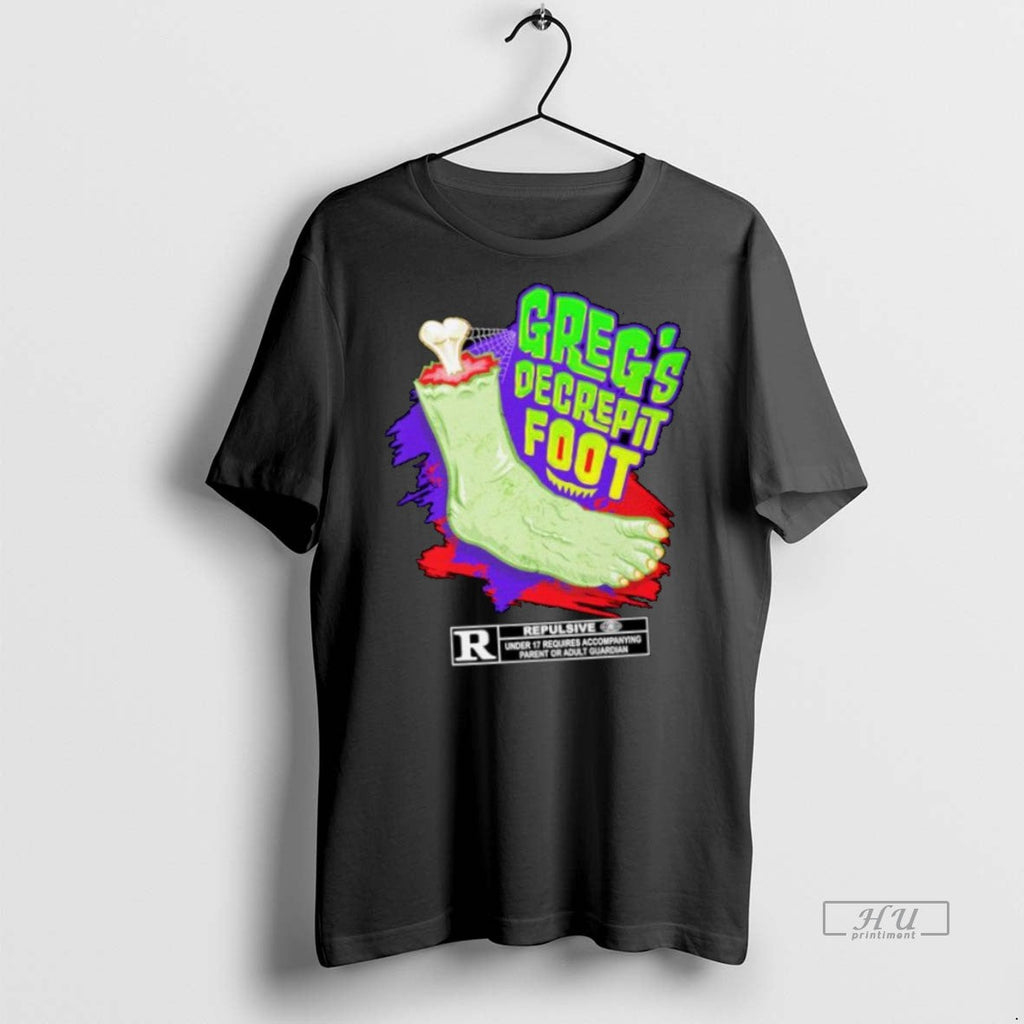 Officials Gregs Decrepit Foot Halloween Ornaments - Adult & Kids T-Shirts, Sweatshirts & Hoodies apparel design preview 1