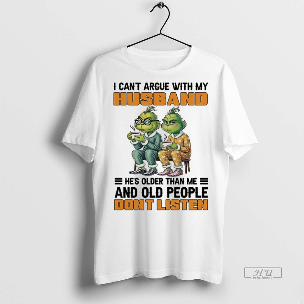 Officials Grinch I Cant Argue With My Husband Hes - Adult & Kids T-Shirts, Sweatshirts & Hoodies apparel design preview 1