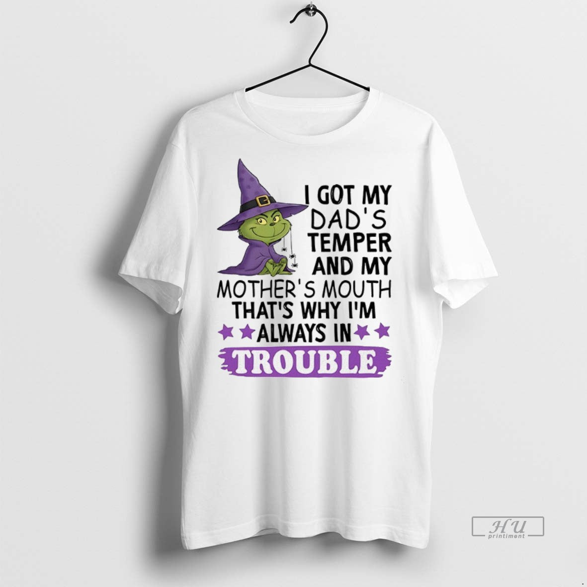 Officials Grinch I Got My Dads Temper And Mothers - Adult & Kids T-Shirts, Sweatshirts & Hoodies apparel design preview 1