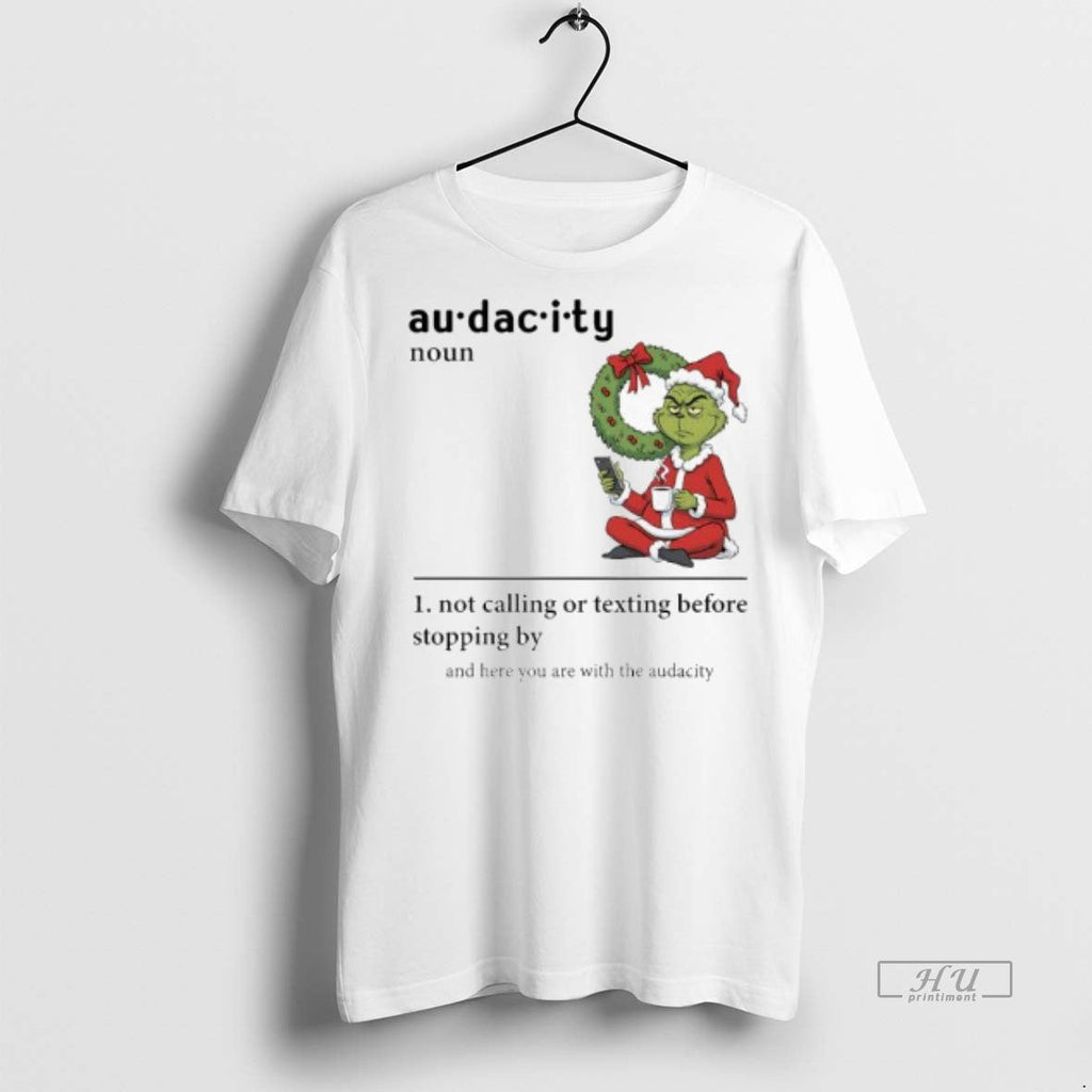 Officials Grinch Santa Au Dacity Not Calling Or - Adult & Kids T-Shirts, Sweatshirts & Hoodies apparel design preview 1