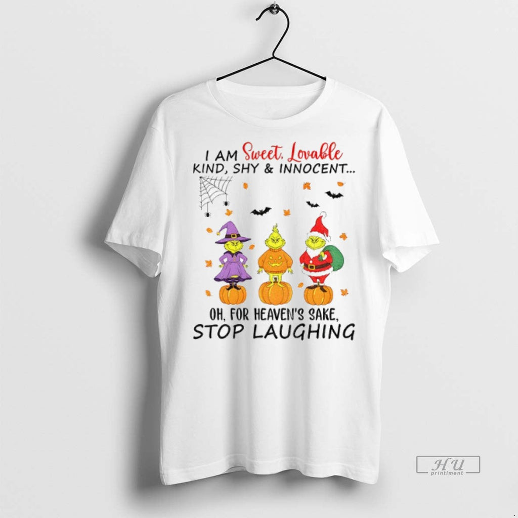 Officials Grinch Santa Hat I Am Sweet Lovable Kind - Adult & Kids T-Shirts, Sweatshirts & Hoodies apparel design preview 1