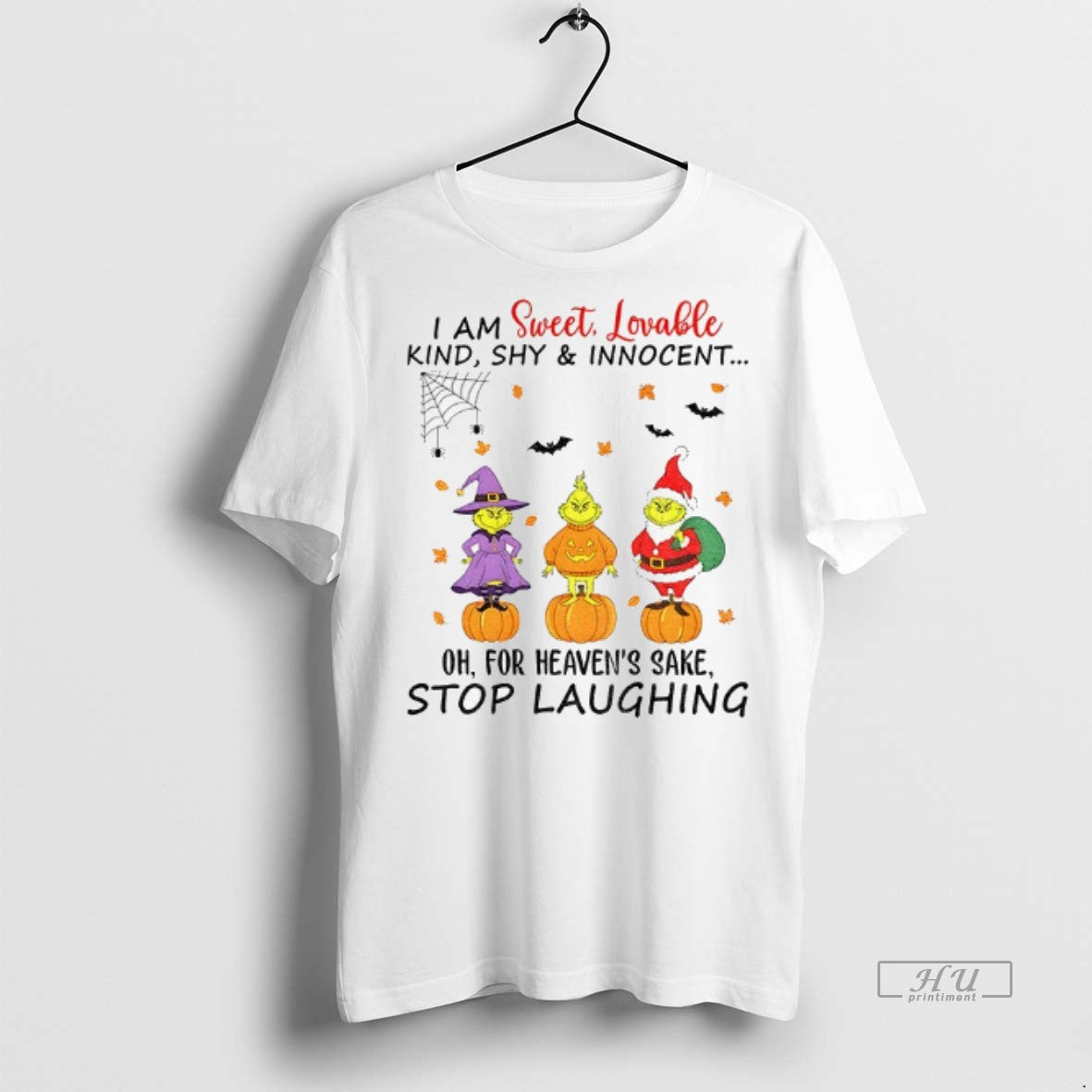 Officials Grinch Santa Hat I Am Sweet Lovable Kind - Adult & Kids T-Shirts, Sweatshirts & Hoodies apparel design preview 1