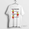 Officials Grinch Santa Hat I Have Three Moods What - Adult & Kids T-Shirts, Sweatshirts & Hoodies apparel design preview 1