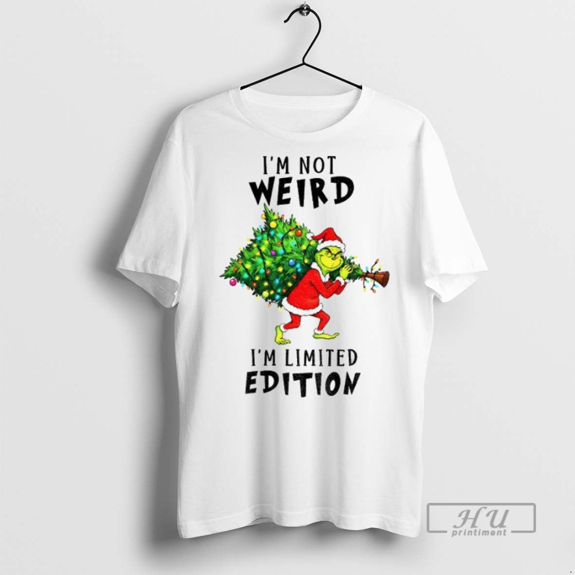 Officials Grinch Santa Hat Im Not Weird Limited - Adult & Kids T-Shirts, Sweatshirts & Hoodies apparel design preview 1