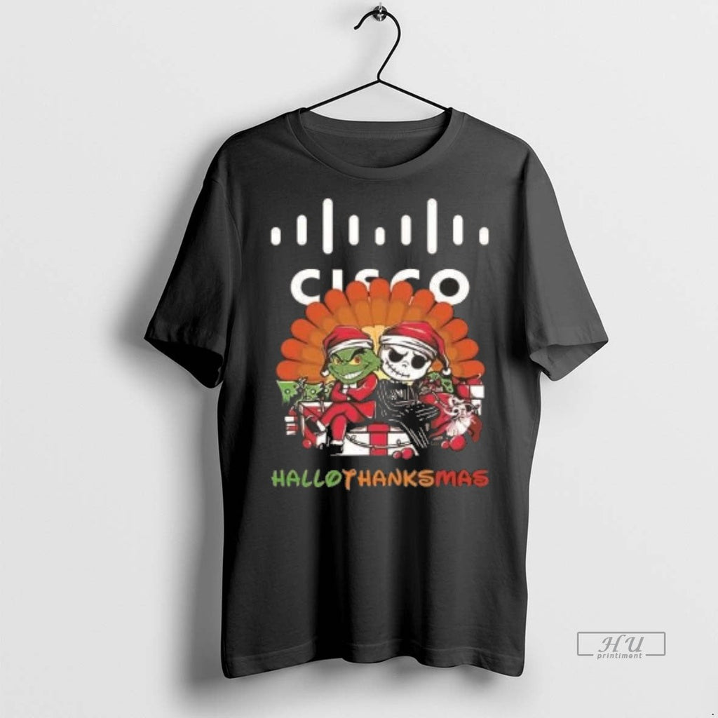Officials Grinch And Jack Skellington Cisco - Adult & Kids T-Shirts, Sweatshirts & Hoodies apparel design preview 1