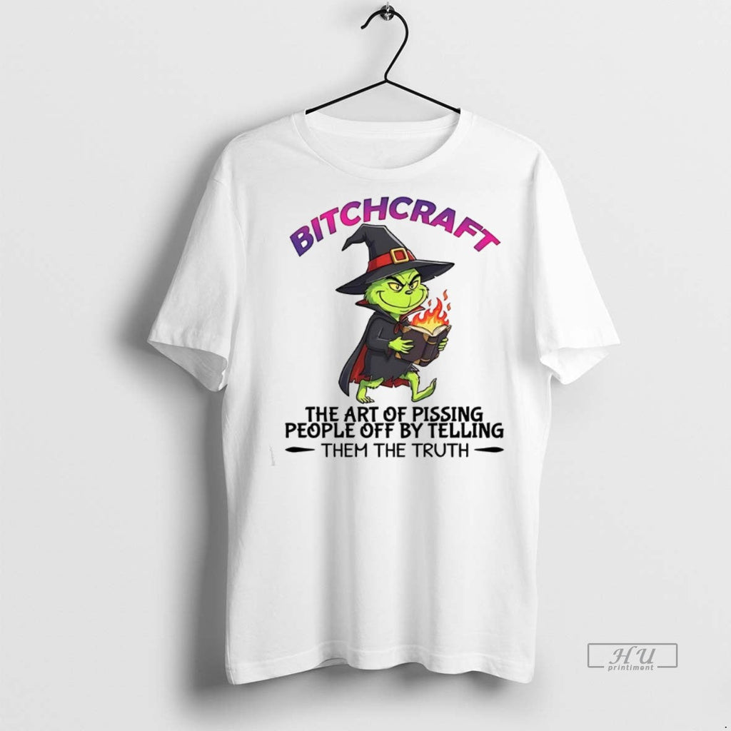 Officials Grinch Bitchcraft The Art Of Pissing People - Adult & Kids T-Shirts, Sweatshirts & Hoodies apparel design preview 1