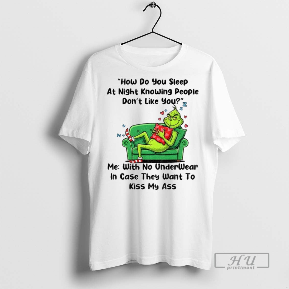 Officials Grinch How Do You Sleep At Night Knowing - Adult & Kids T-Shirts, Sweatshirts & Hoodies apparel design preview 1