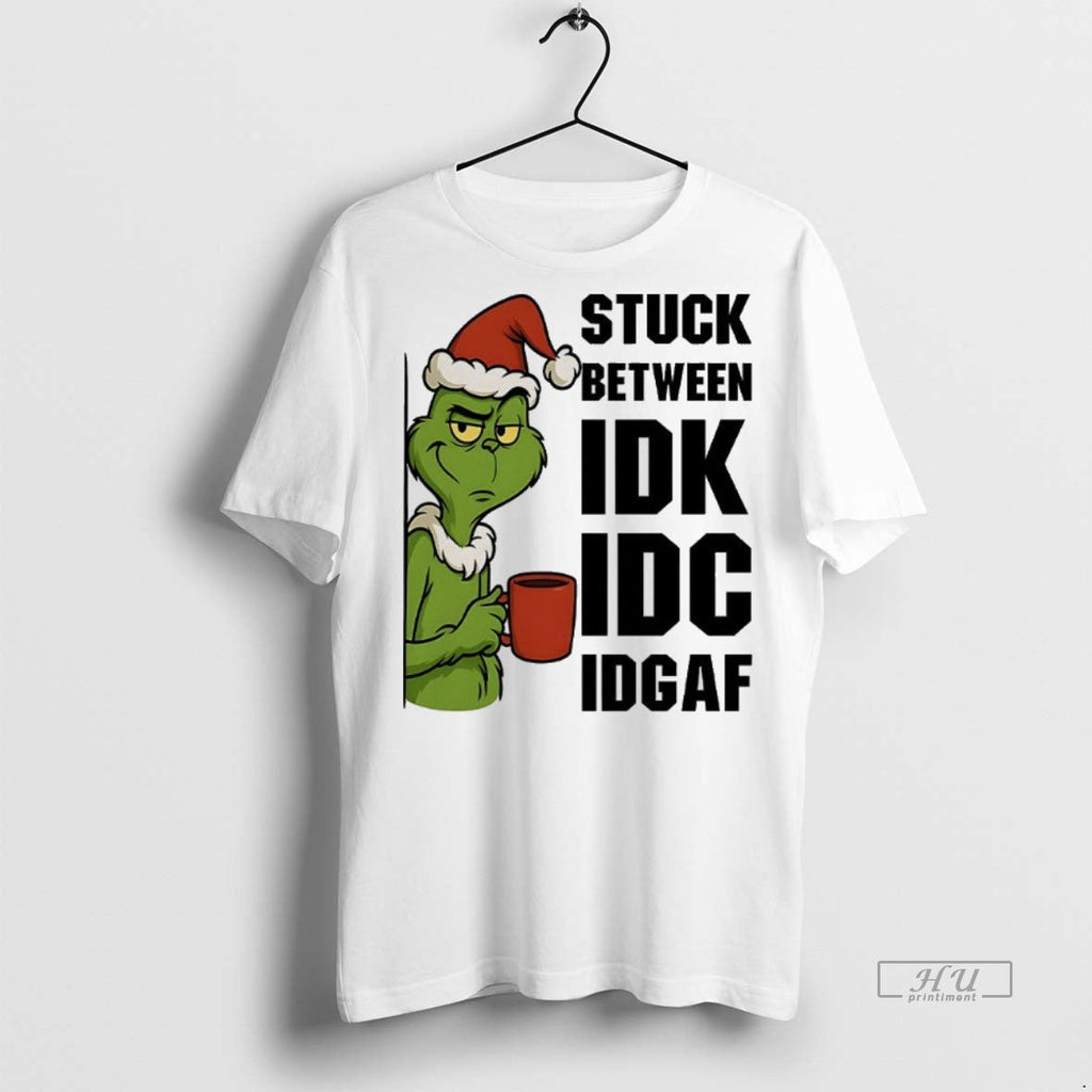 Officials Grinch Stuck Between Christmas Sweater - Adult & Kids T-Shirts, Sweatshirts & Hoodies apparel design preview 1