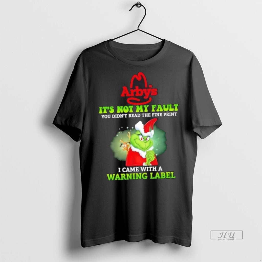 Officials Grinch X Arbys Its Not My Fault You Didnt - Adult & Kids T-Shirts, Sweatshirts & Hoodies apparel design preview 1