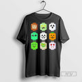 Officials Halloween Zombie Block Heads - Adult & Kids T-Shirts, Sweatshirts & Hoodies apparel design preview 1