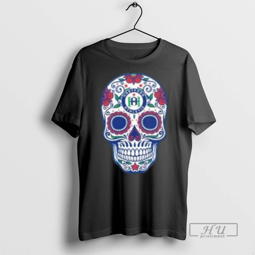 Officials Hartford Heather Kelly Skull - Adult & Kids T-Shirts, Sweatshirts & Hoodies apparel design preview 1