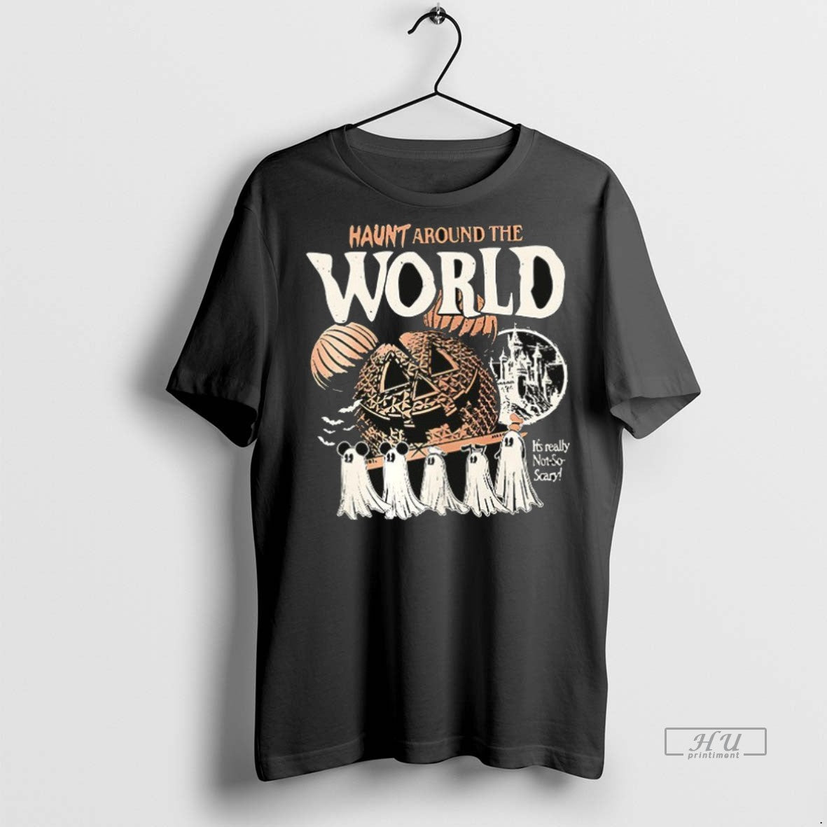 Officials Haunted Around The World Halloween Ceramic - Adult & Kids T-Shirts, Sweatshirts & Hoodies apparel design preview 1